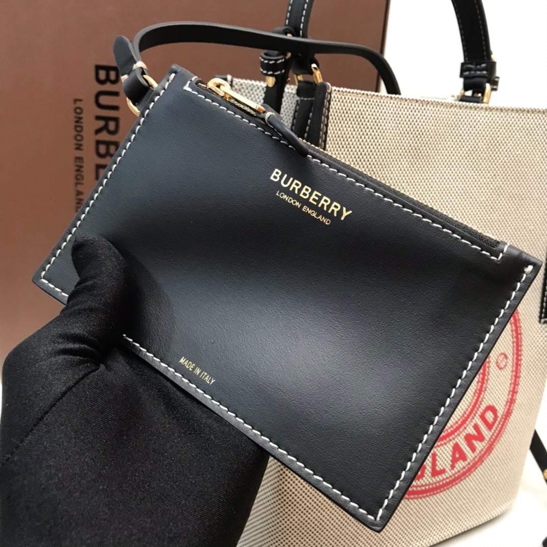 Top Quality PeGucciy Small Canvas Bag Gray For WomLB, Bags 9.8in/25cm