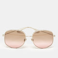 Dior Br/pink Gradient Diorbydior2 Oversized Sunglasses