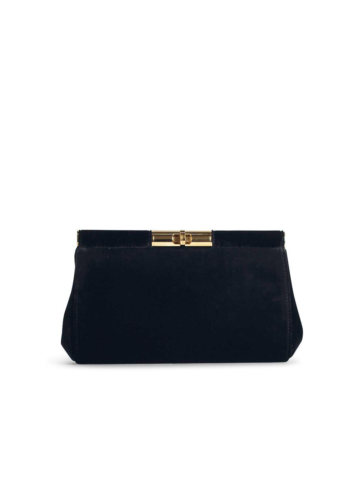 DolCeline & Gabbana Black VeLouis Vuittonet Shoulder Strap Woman