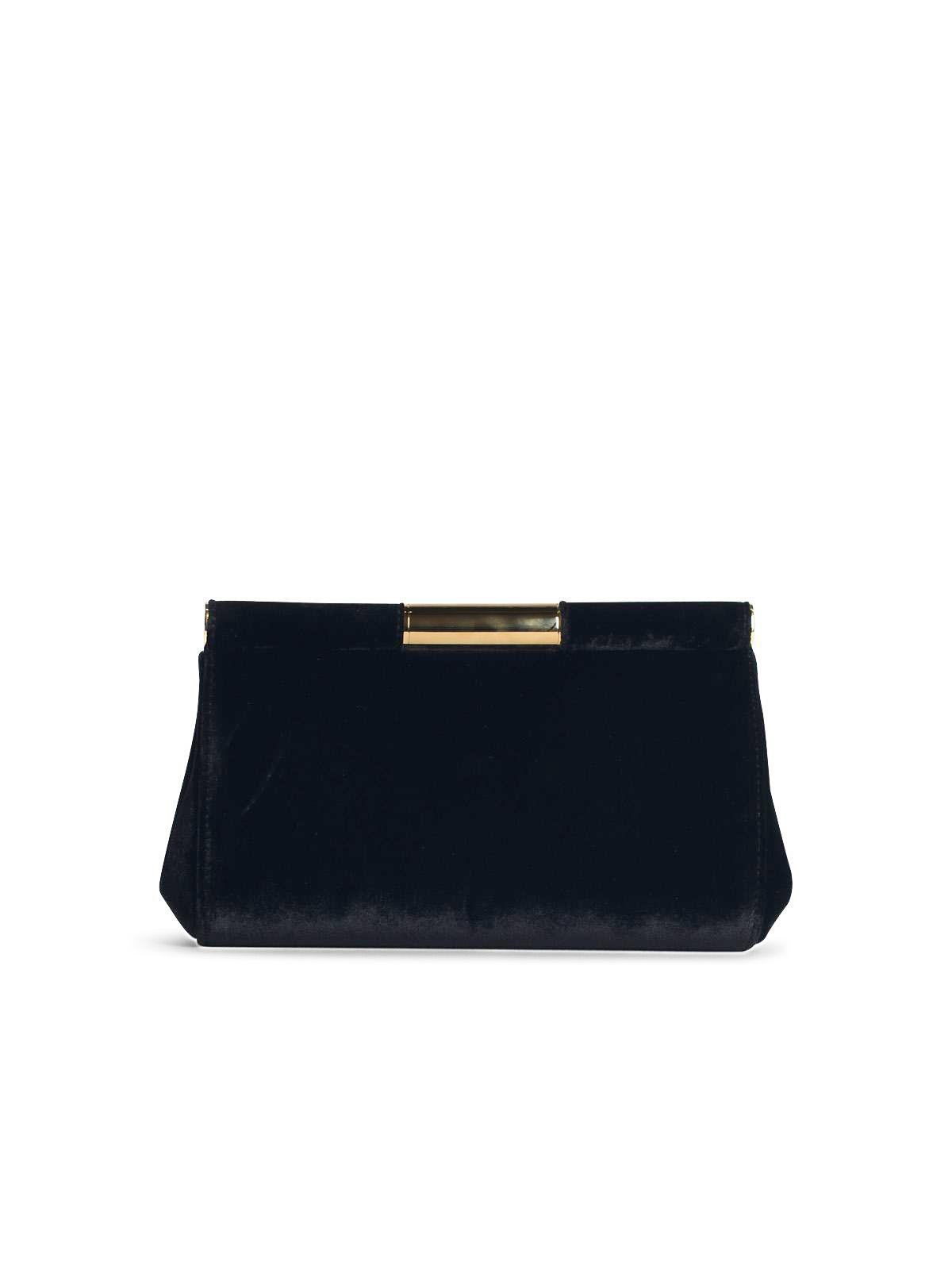 DolCeline & Gabbana Black VeLouis Vuittonet Shoulder Strap Woman