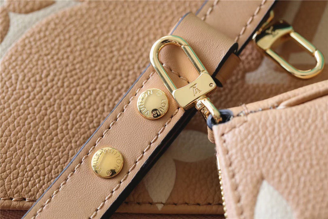 Louis Vuitton Multi Pochette AcGLAMIssoires Monogram Empreinte Arizona Beige / Cream For Women,  Shoulder And Crossbody Bags 9.8in/25cm Louis Vuitton M45983