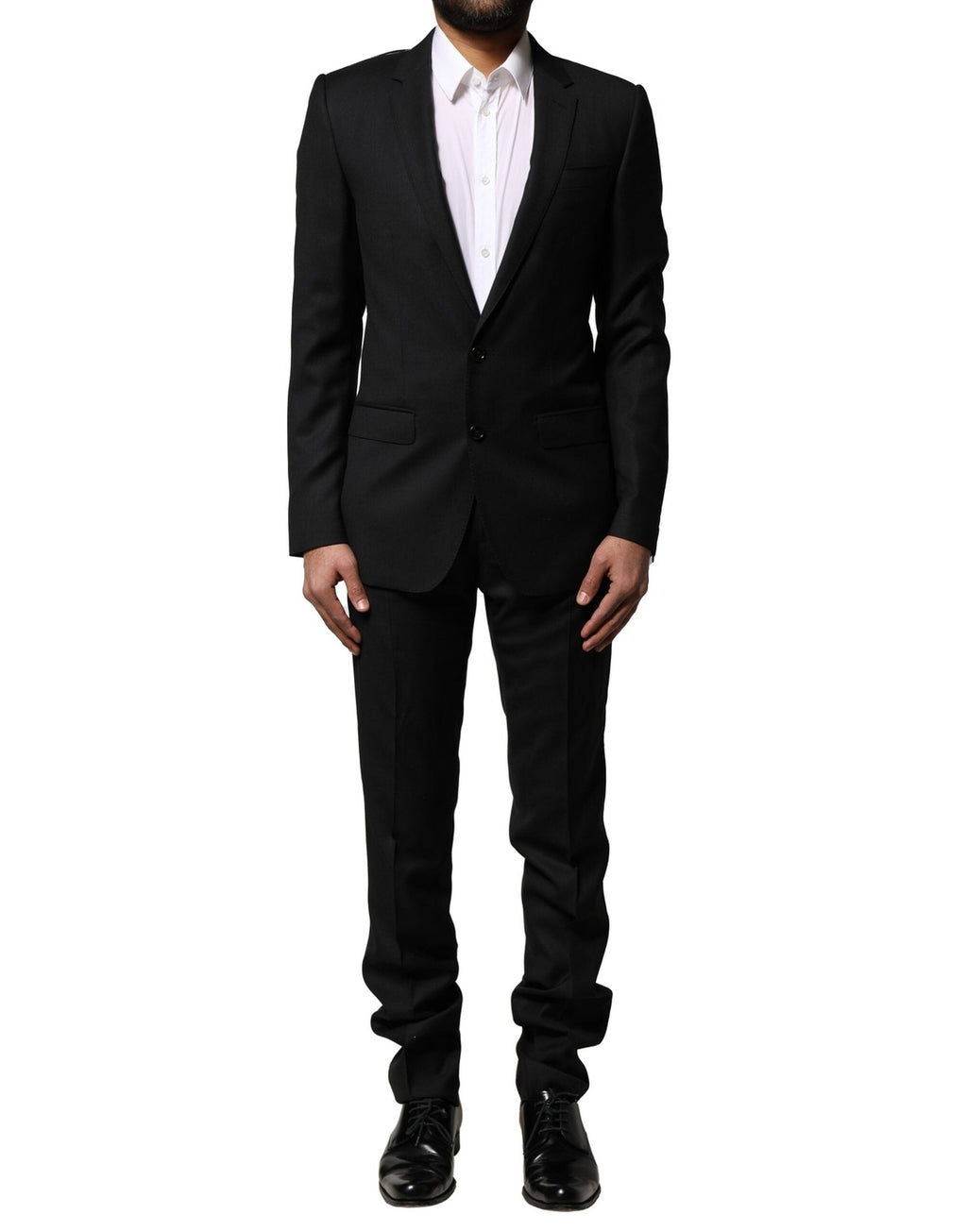 Dolce & Gabbana Blue MARTINI Wool Formal 2 Piece Suit