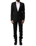 Dolce & Gabbana Blue MARTINI Wool Formal 2 Piece Suit