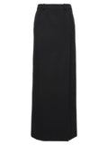 Balenciaga Women's Long Wool Skirt