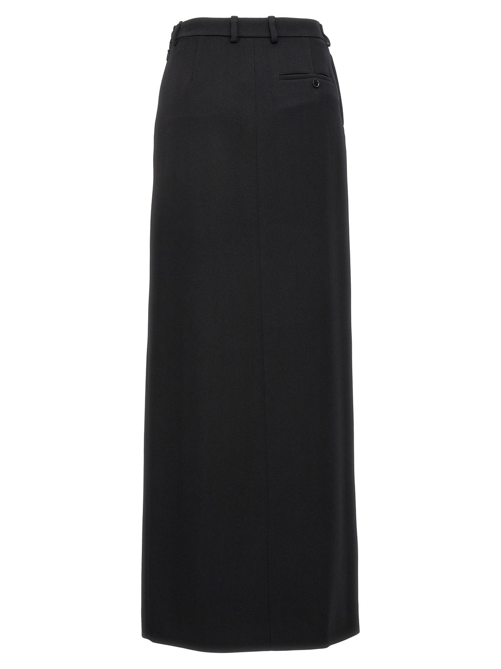 Balenciaga Women's Long Wool Skirt