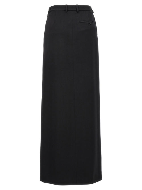 Balenciaga Women's Long Wool Skirt