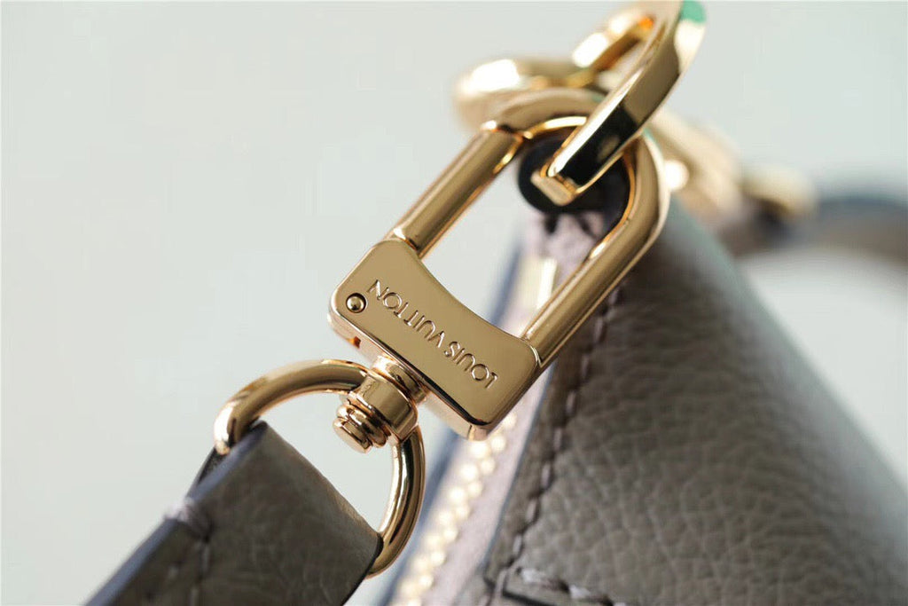 Louis Vuitton Bagatelle Monogram Empreinte Tourterelle Gray / Creme Beige For Women,  Shoulder And Crossbody Bags 22cm/8.7in Louis Vuitton M46112