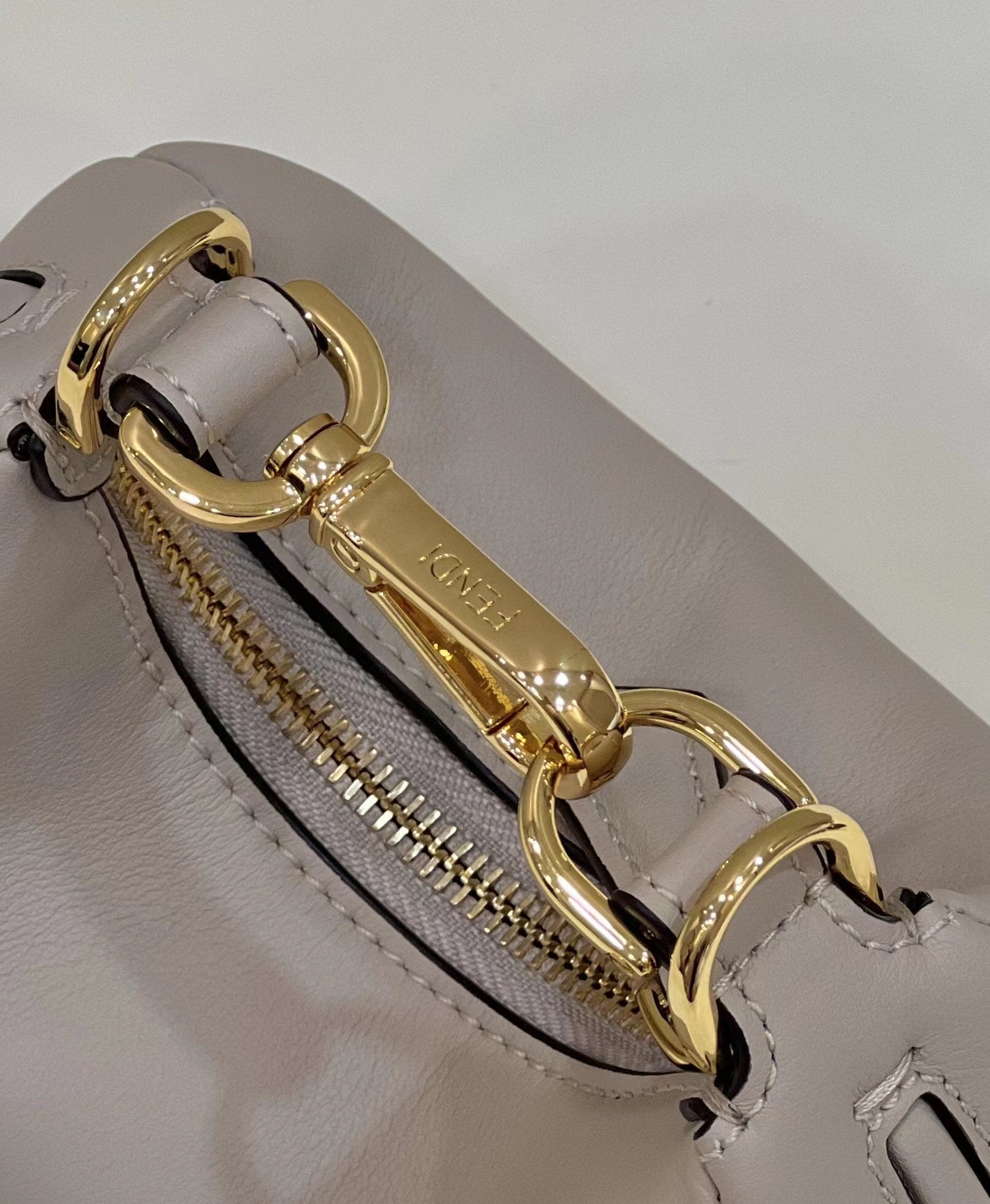 graphy Beige Mini Shoulder Bag For Woman 16.5cm/6.5in