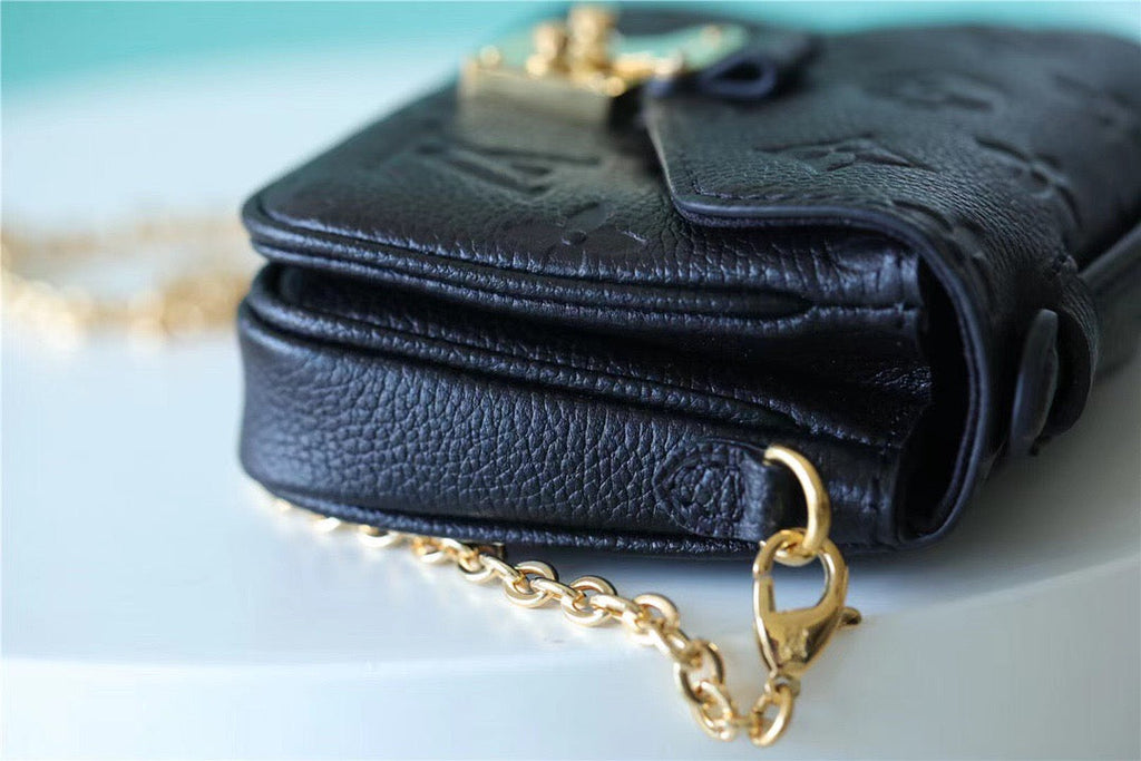Louis Vuitton Micro Metis Monogram Empreinte Black For Women, Women’s Handbags, Shoulder And Crossbody Bags 5.5in/14cm Louis Vuitton 