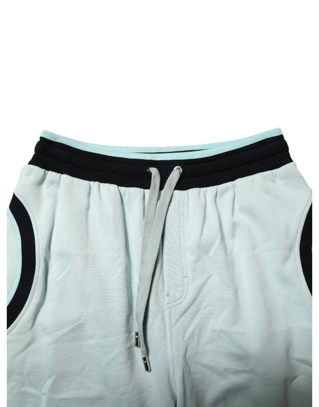 Dolce & Gabbana Light Green Cotton Men Jogger Sweatpants Pants