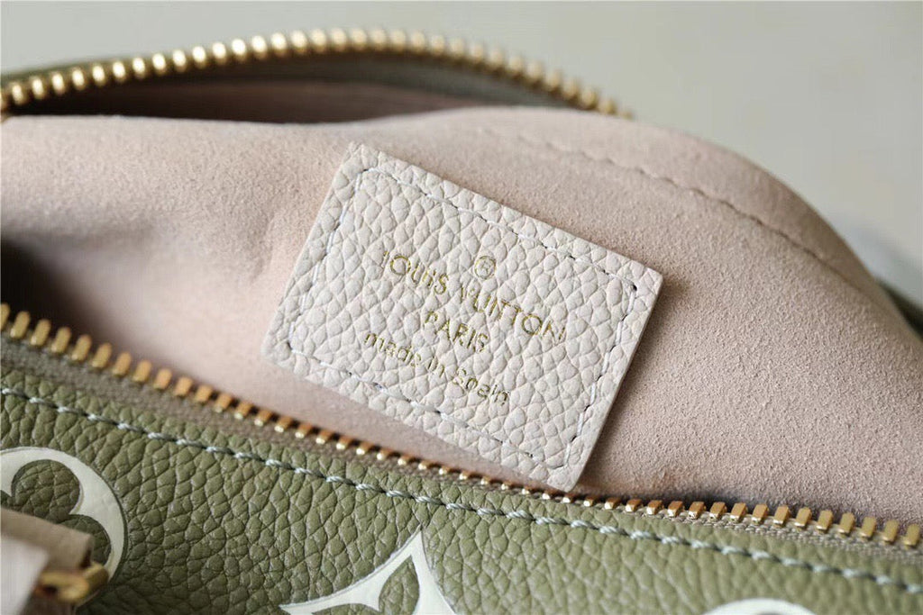 Louis Vuitton Speedy Bandouliere 20 PM Monogram Empreinte Khaki Green / Beige / CreamFor Women,  Shoulder And Crossbody Bags 20.5cm/8.1in Louis Vuitton M46118