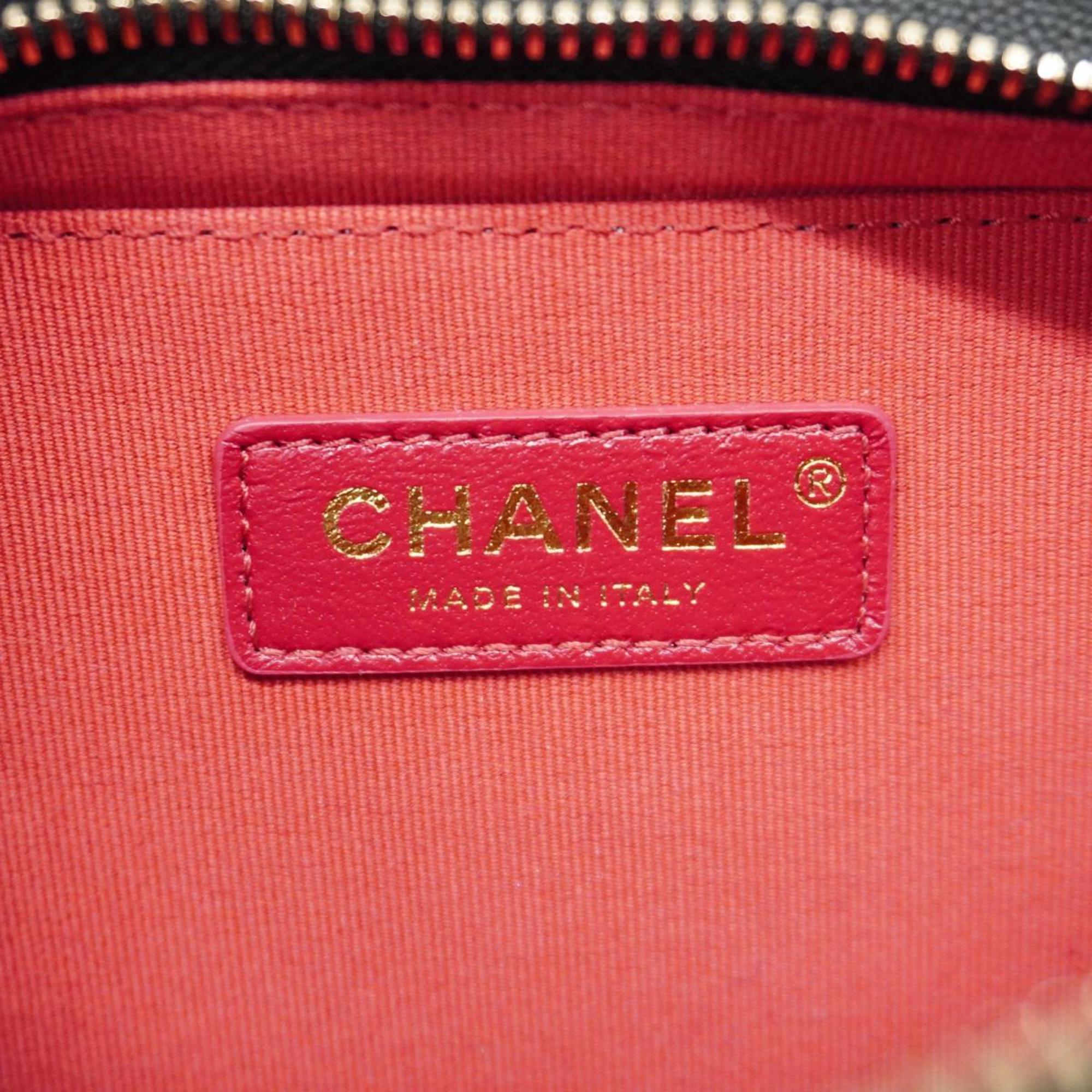 Chanel Chanel Matelassé Cuir Noir Black Leather Black Leather Shoulder Bag Bag
