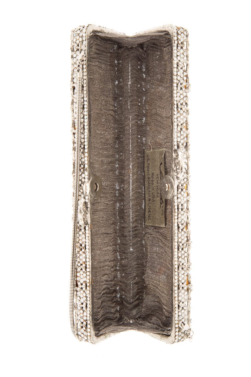 Edidi SiLouis Vuittoner Embellished Rectangle Clutch