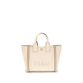 Chloé Beige Cotton Women's Handbag
