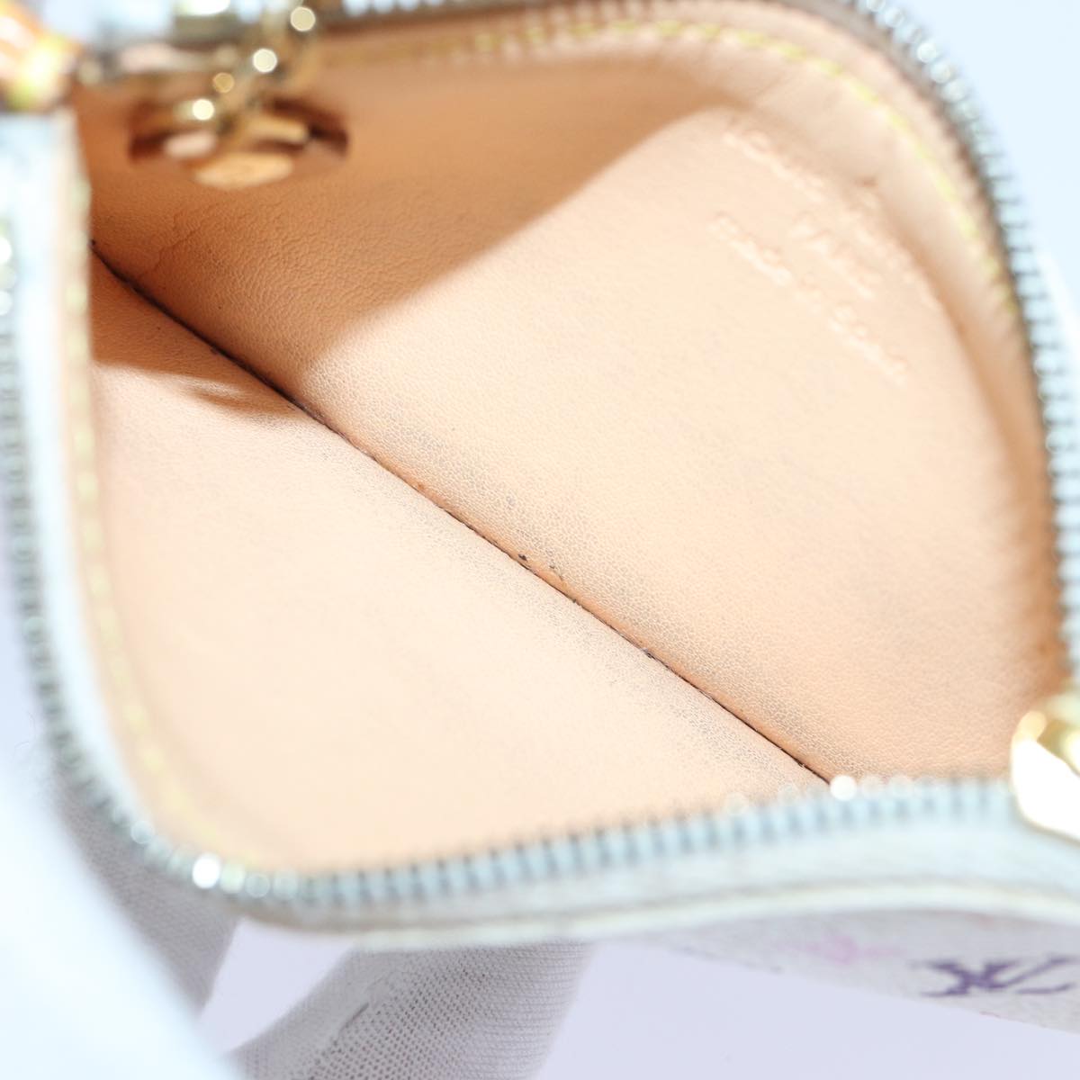 Louis Vuitton Pochette Clés  Canvas Clutch Bag