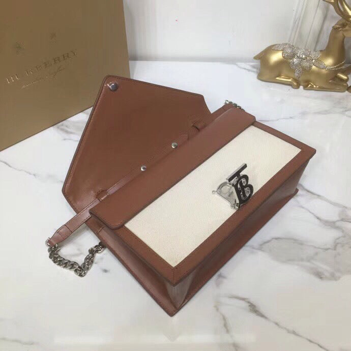 Burberry Small TB Envelope Clutch For Women, Women’s Bags 10in/26cm