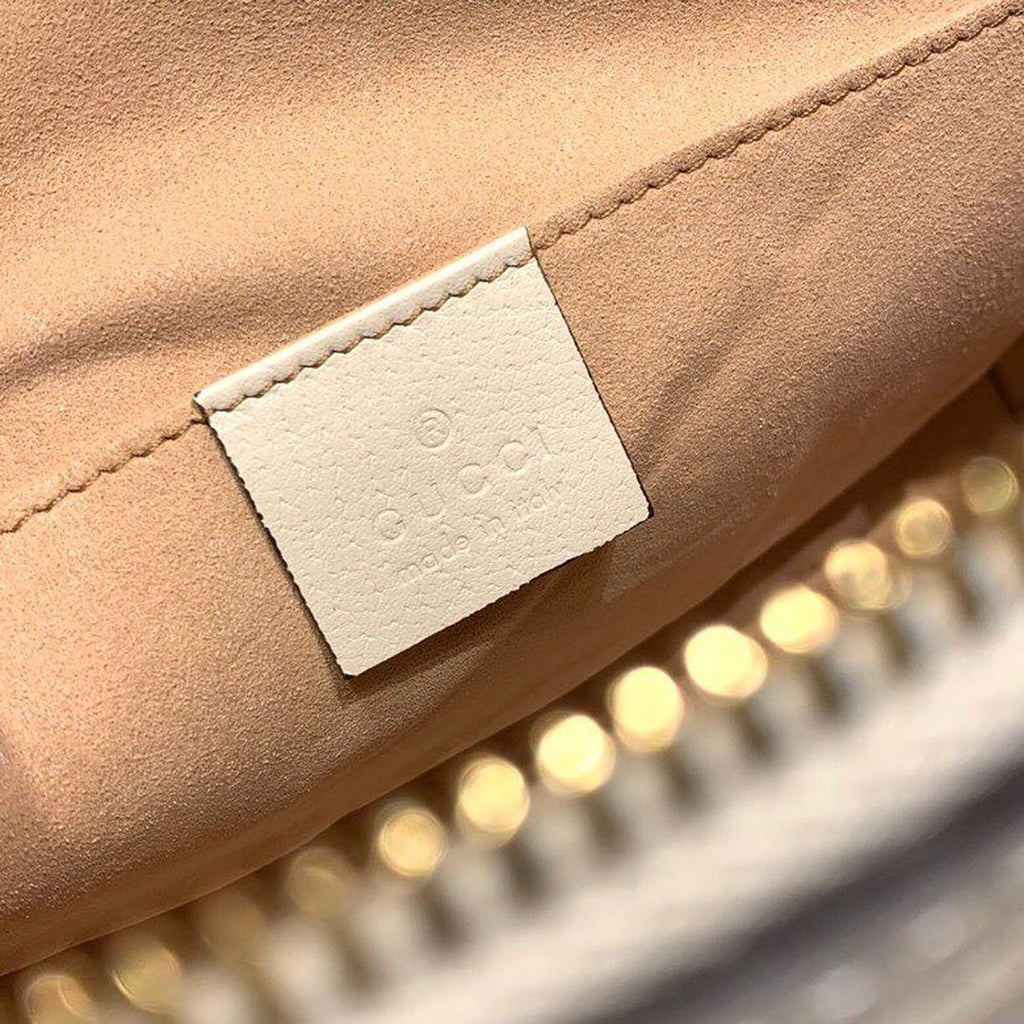 Gucci OphiDiora Shoulder Bag White 9in/24cm
