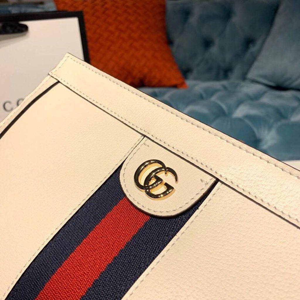 Gucci OphiDiora Small Shoulder Bag White For Women 10in/25cm Gucci 503877-DJ2DG-8454