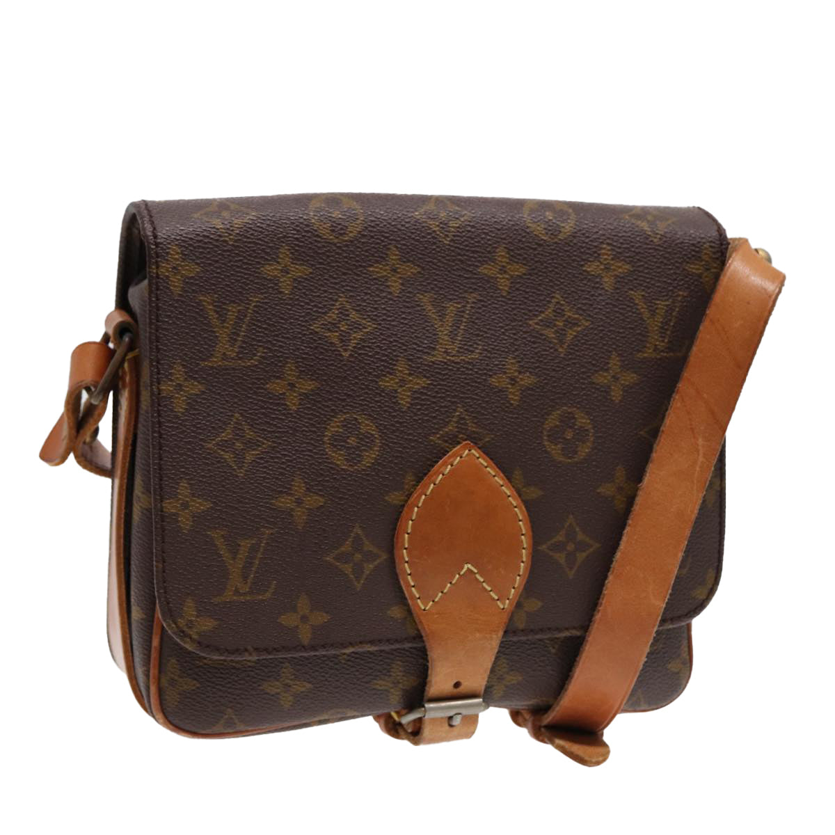 LOUIS VUITTON Monogram Cartouchiere MM Shoulder Bag 1:1 Rep M51253 LV Auth 78689