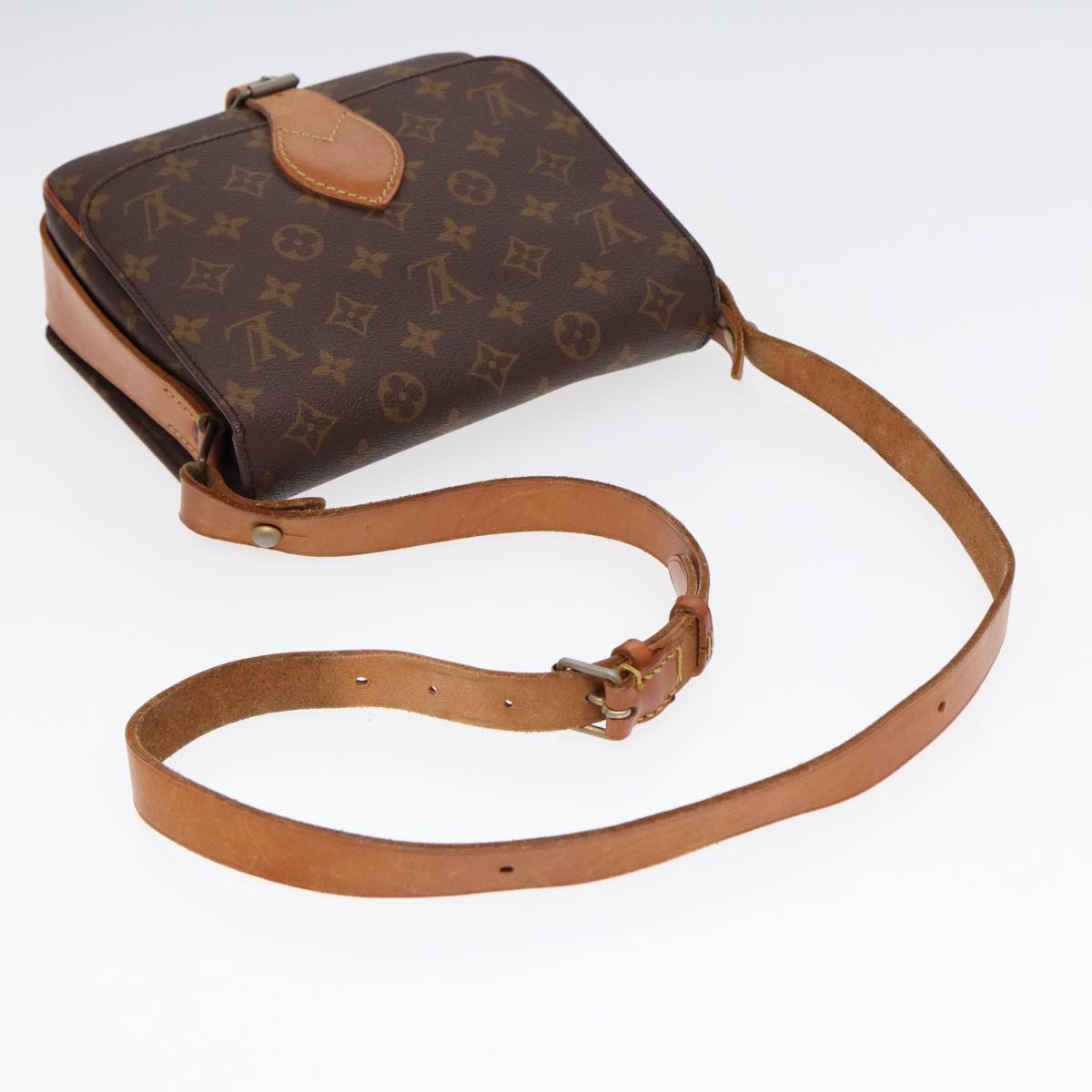 LOUIS VUITTON Monogram Cartouchiere MM Shoulder Bag 1:1 Rep M51253 LV Auth 78689