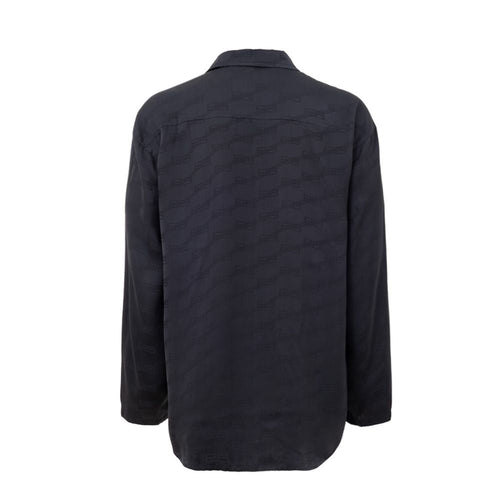 Balenciaga Gray Viscose Dress Men's Shirt