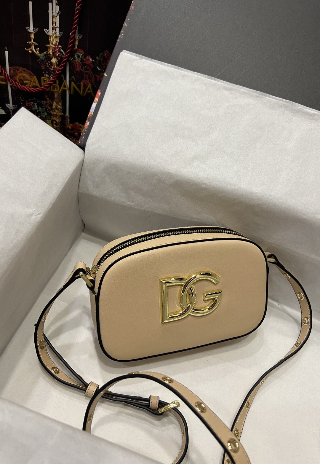 Crossbody 3.5 Bag Beige For Women 7.5in/19cm GLAMI7095AW57680404