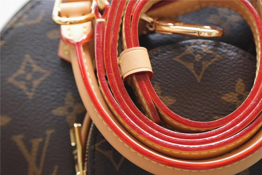 Louis Vuitton Ellipse Burberry Handbag Created By Nicolas Ghesquiere From Classic Monogram Canvas For Women Brown 23cm/8.9in Louis Vuitton