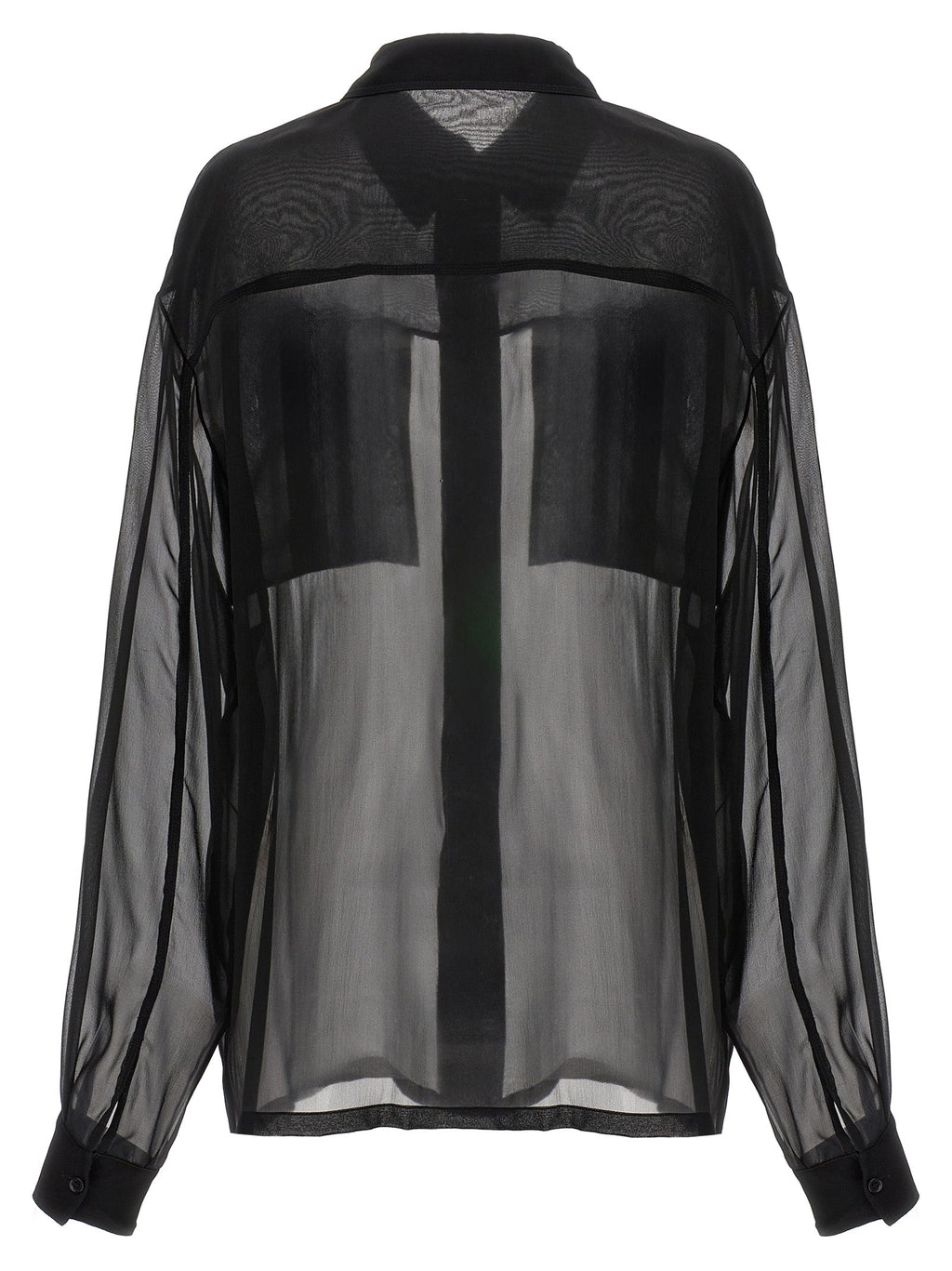 Saint Laurent Women's Silk Muslin Shirt