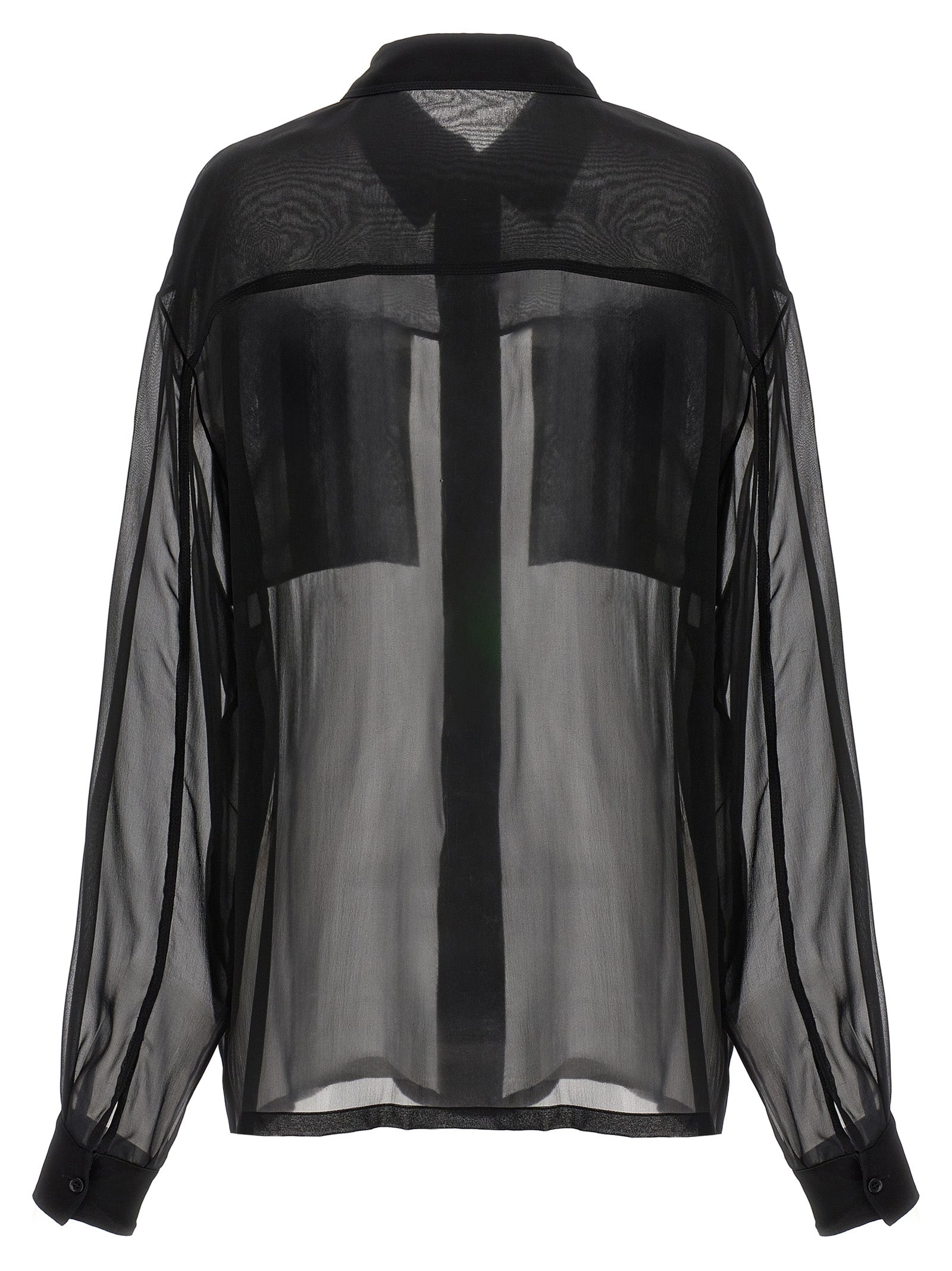 Saint Laurent Women's Silk Muslin Shirt