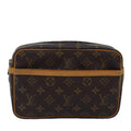 Louis Vuitton Compiègne  Canvas Clutch Bag