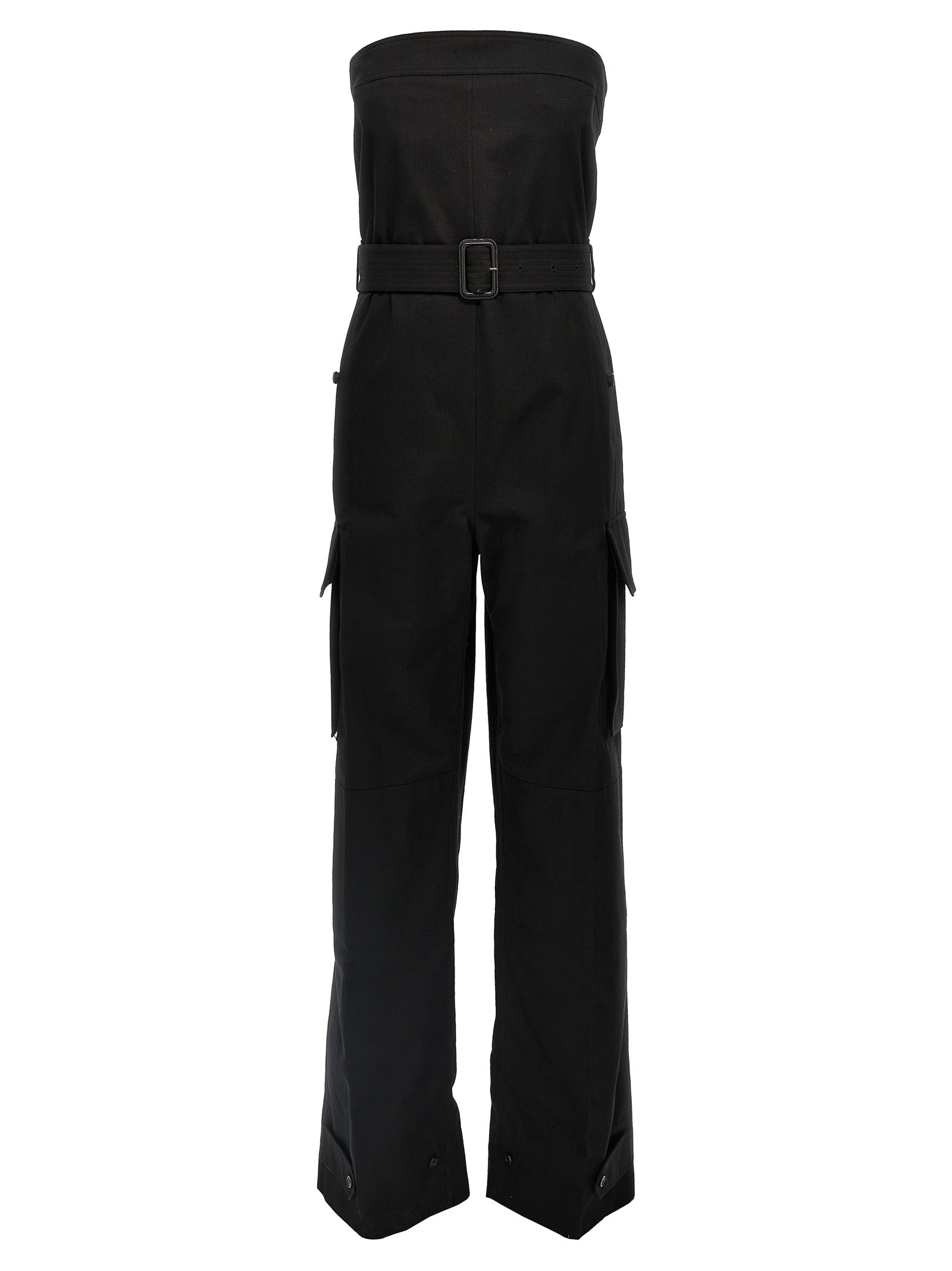 Saint Laurent Women's Cassandre Bustier Jumpsuit