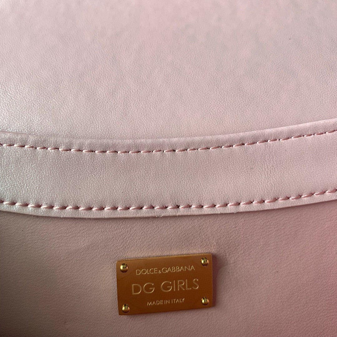 DG DG Girls CrossBody Bag Pink For Women 8.3in/21cm DG Burberry6498AZ80180412