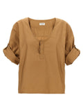 Saint Laurent Women's Twill Blouse