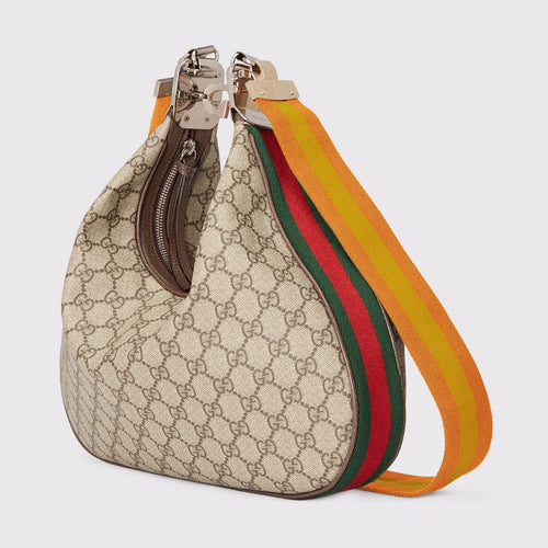 Atache Large Shoulder Bag Beige And Multicolor For Women, Women’s Bags 13.8in/35cm GlamiÃ¢â‚¬Å½ Ã¢â‚¬Å½Ã¢â‚¬Å½Ã¢â‚¬Å½702823 96GRN 4091