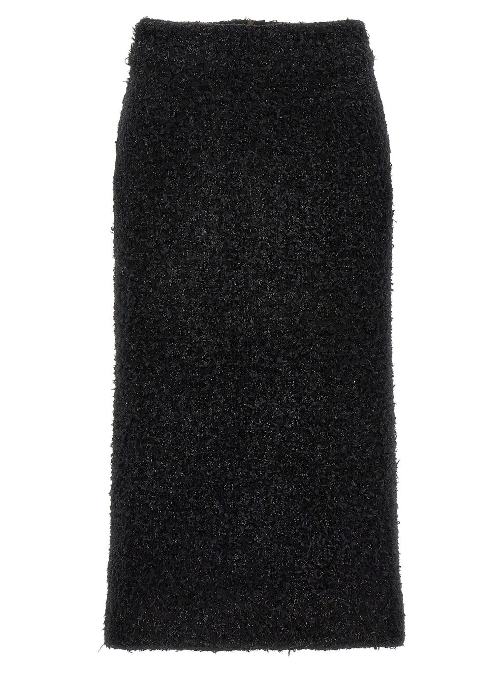 Balenciaga Women's Tweed Midi Skirt