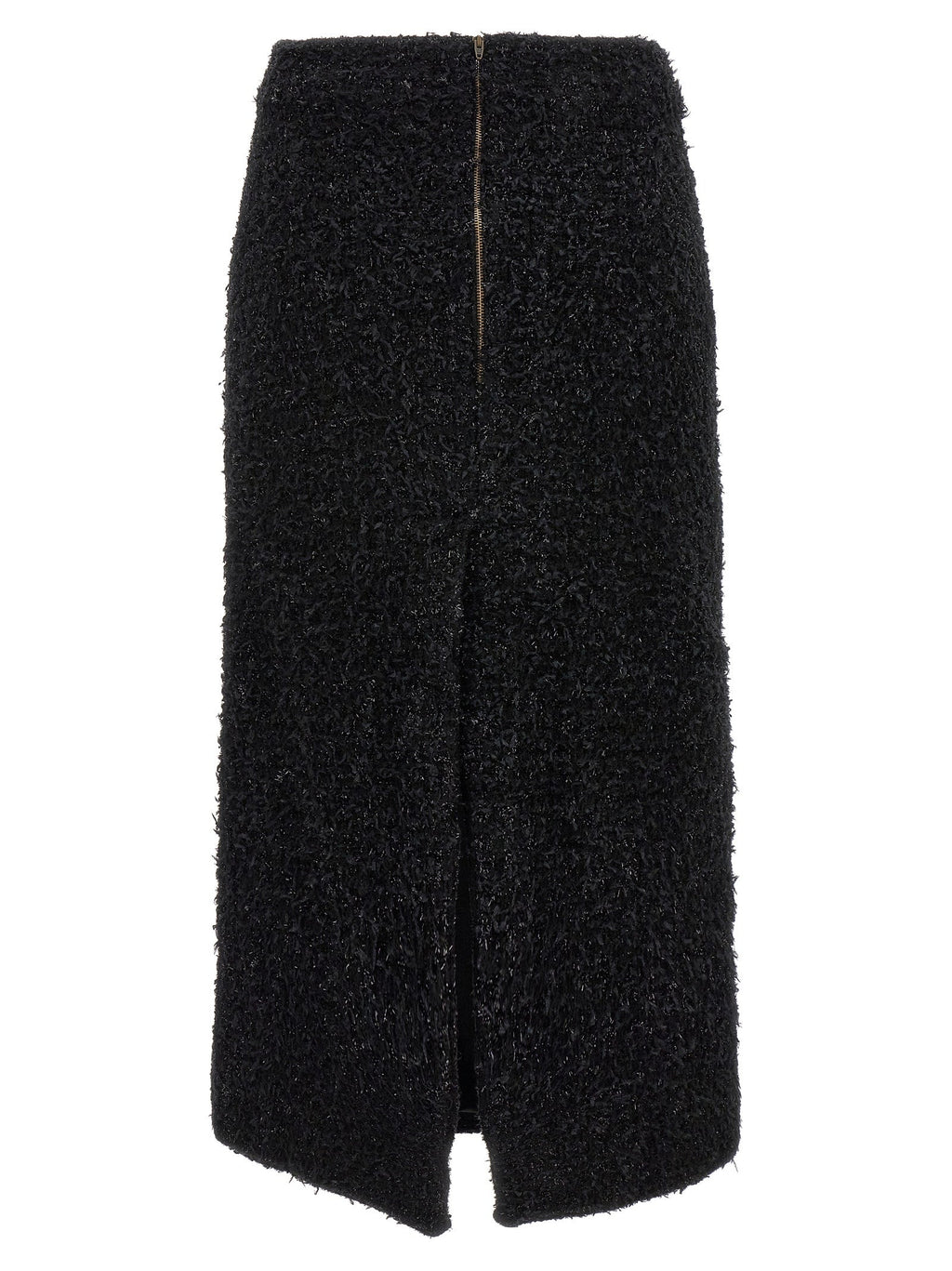 Balenciaga Women's Tweed Midi Skirt