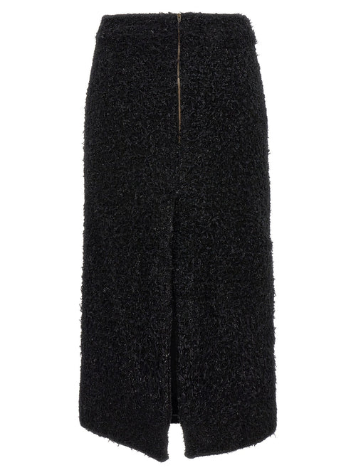 Balenciaga Women's Tweed Midi Skirt
