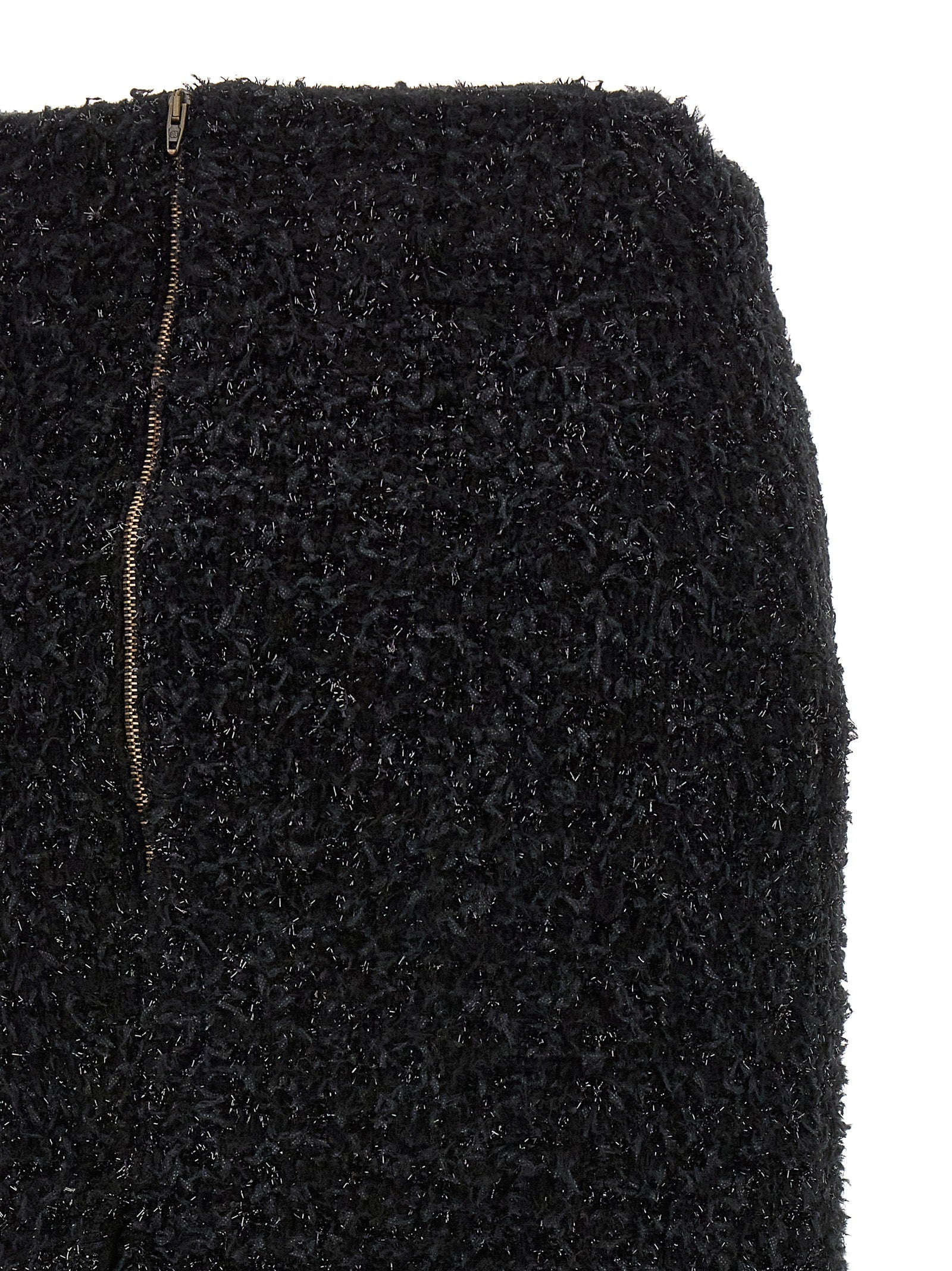 Balenciaga Women's Tweed Midi Skirt