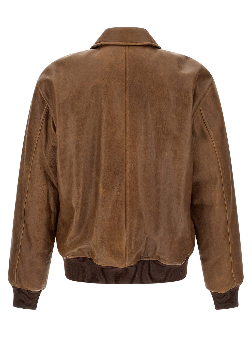 Saint Laurent Men's Vintage Leather Bomber Jacket