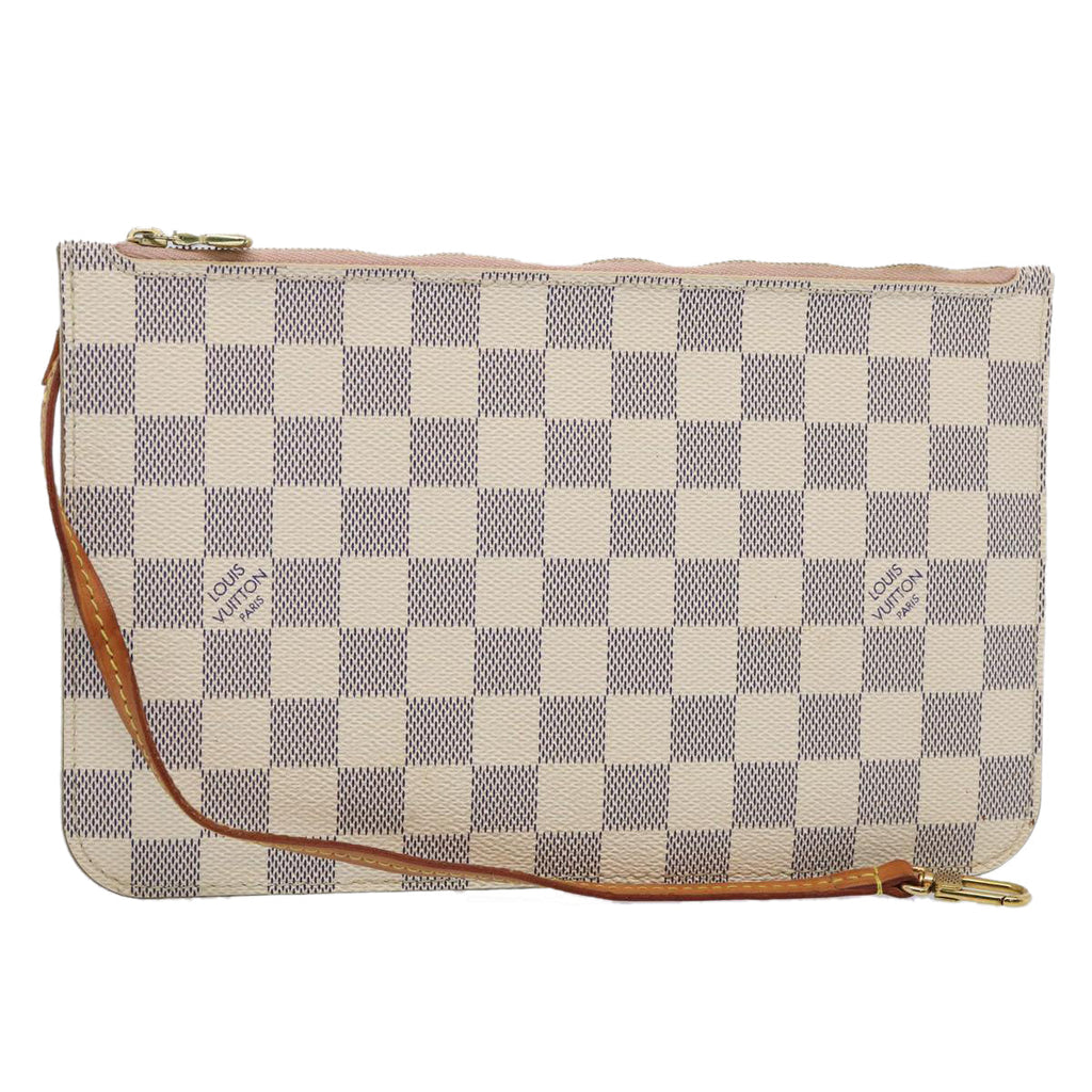 Louis Vuitton Neverfull  Canvas Clutch Bag