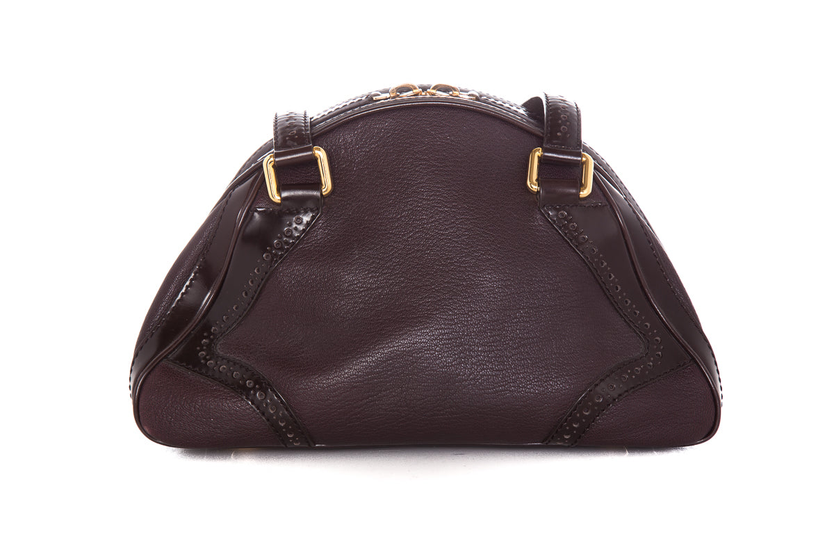 Celineline Brown Winged- Tip Tassle Detail  Shoulder Bag