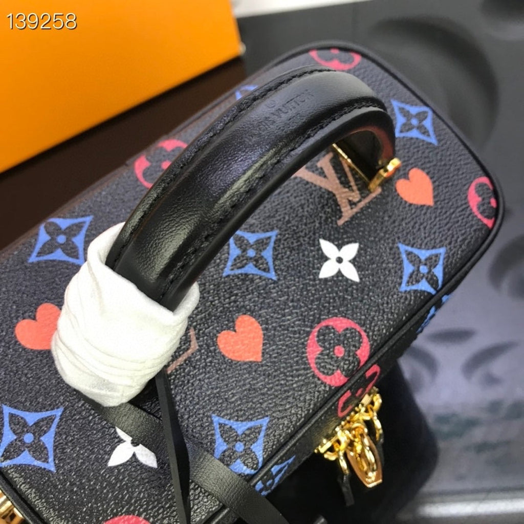 Louis Vuitton Vanity PM Game On Monogram Canvas By Nicolas Ghesquiere Black For Women,  Shoulder And Crossbody Bags 7.5in/19cm Louis Vuitton M57482