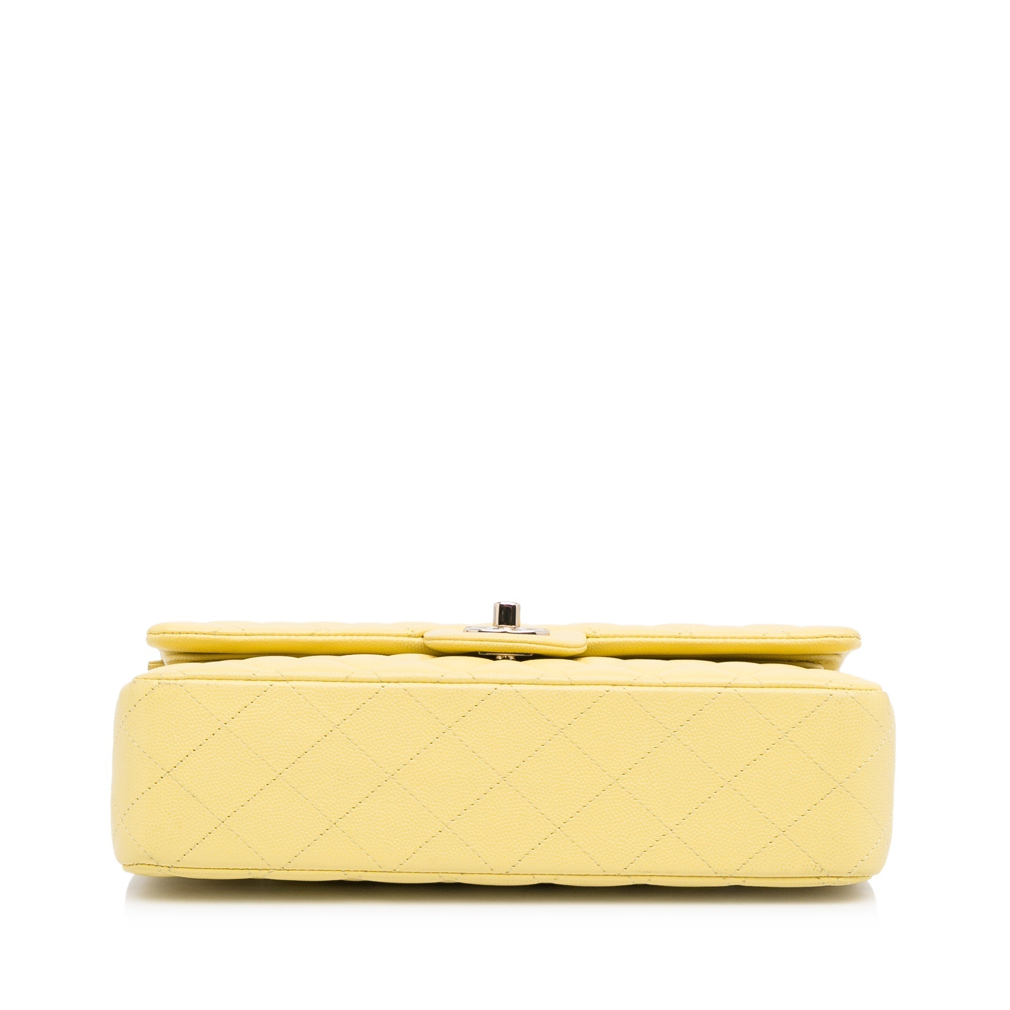 Chanel Classic Double Flap Medium Yellow Caviar SiLouis Vuittoner