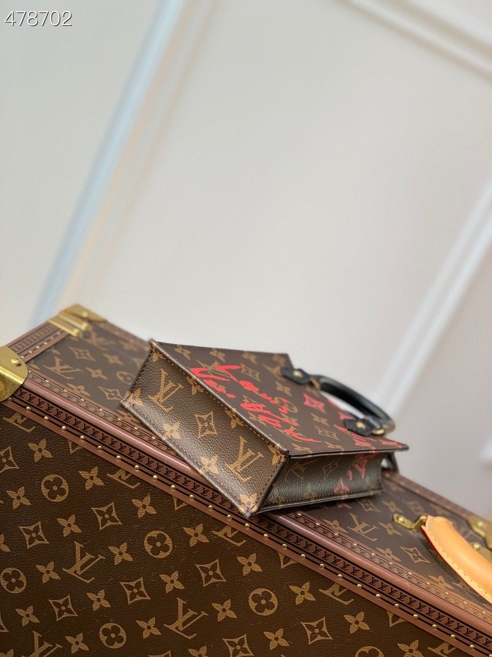 Louis Vuitton Petit Sac Plat Fall In Love Monogram Canvas For Women, WoBags, Shoulder And Crossbody Bags 6.7in/17cm Louis Vuitton M80839