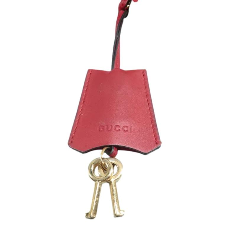 GUCCI Padlock Medium Gucci Supreme Canvas Tote Bag Red 479197