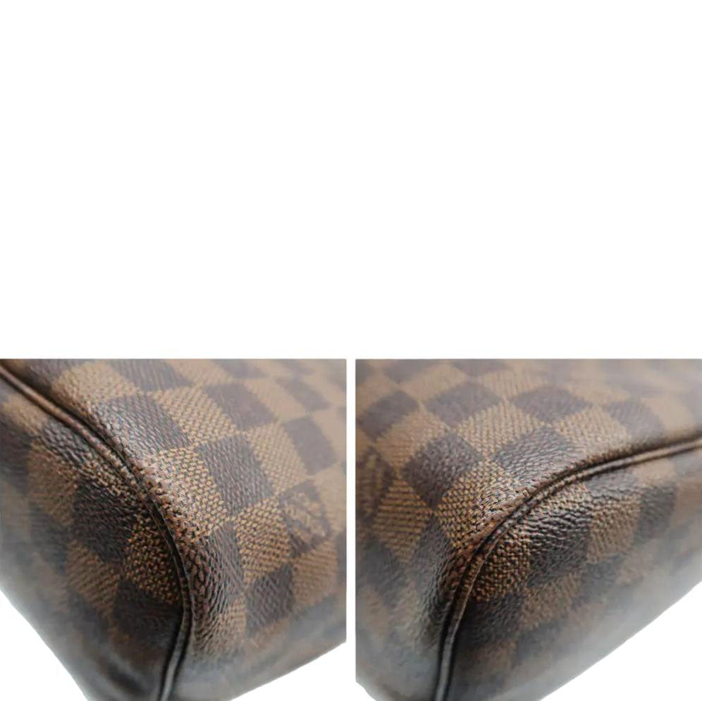 LOUIS VUITTON  Neverfull MM Damier Ebene Shoulder Bag Rose ballerine