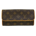 Louis Vuitton Pochette Twin  Canvas Clutch Bag
