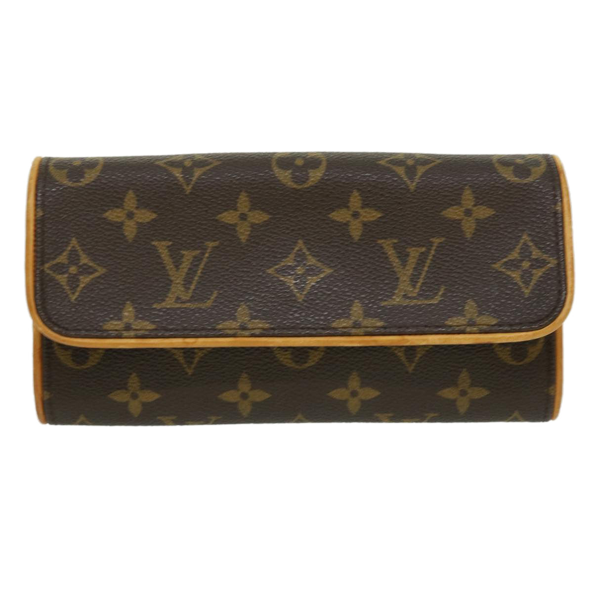 Louis Vuitton Pochette Twin  Canvas Clutch Bag