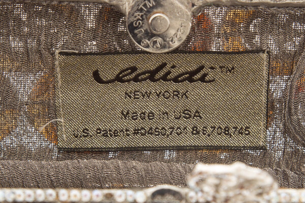 Edidi SiLouis Vuittoner Embellished Rectangle Clutch