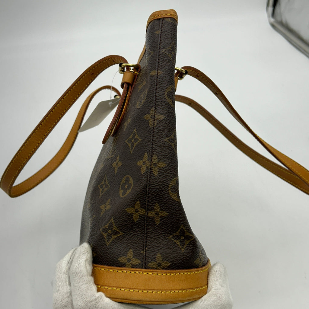LOUIS VUITTON Monogram Bucket PM Shoulder Bag Louis Vuitton8857cc